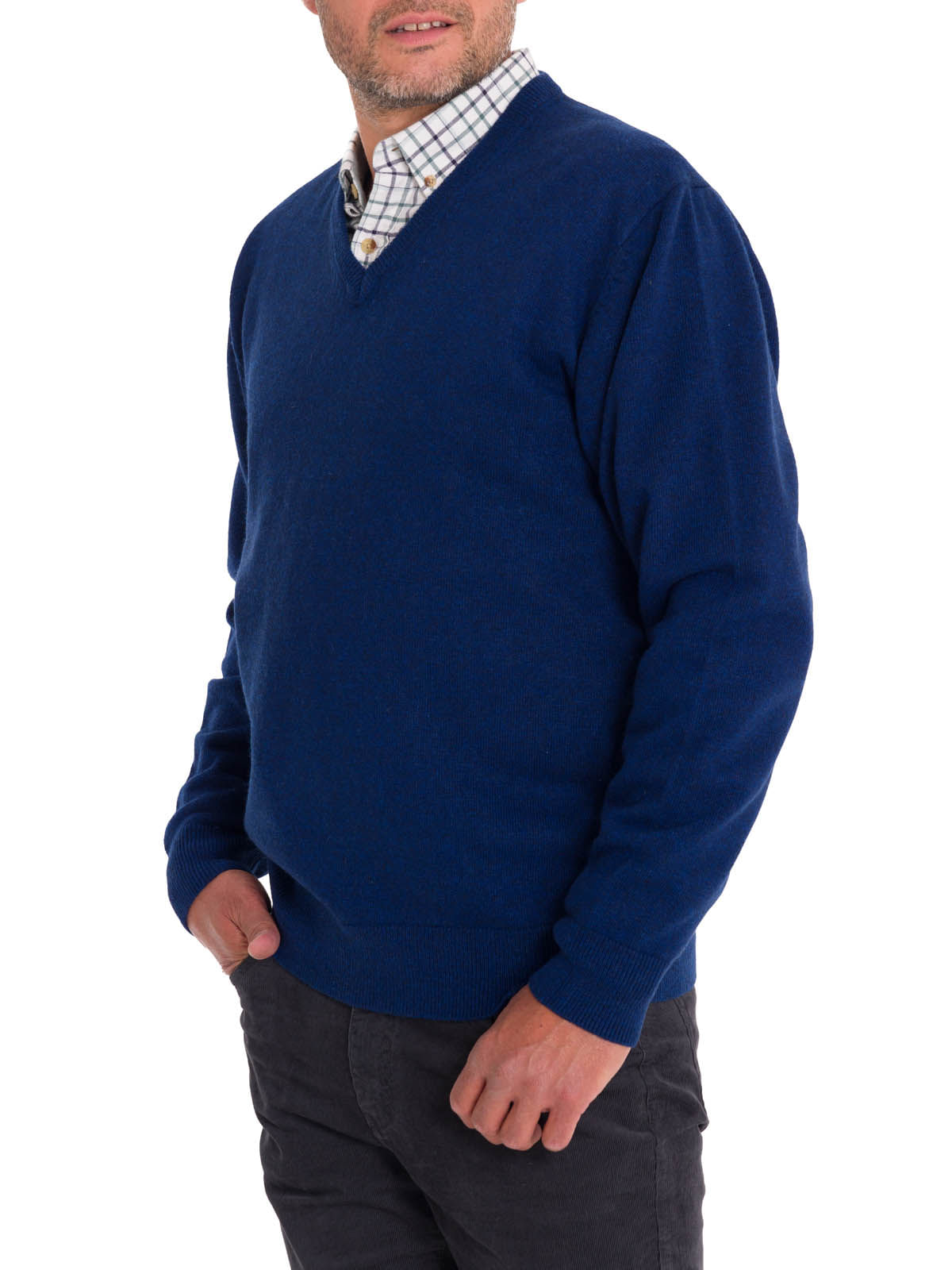 Sweater Lana Hombre Swinv Azul Rockford