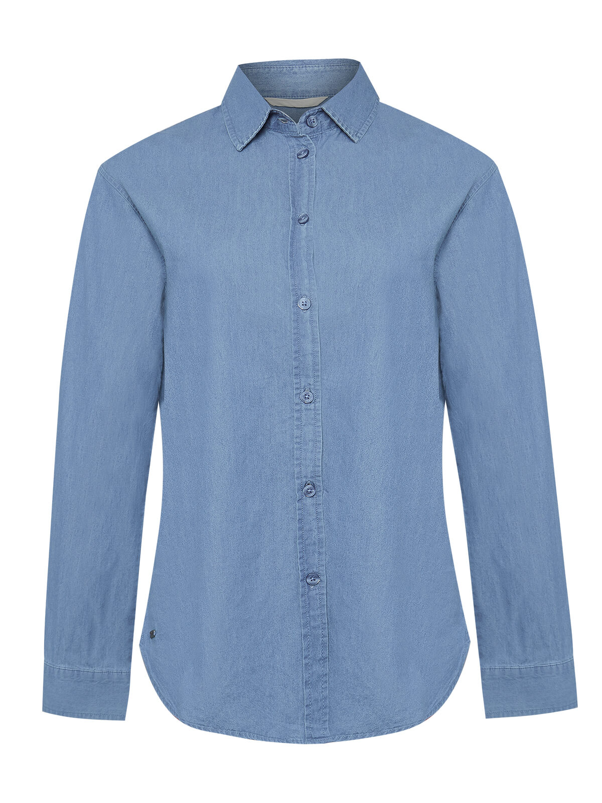 Blusa Algodón Orgánico Mujer Makalu Azul Rockford