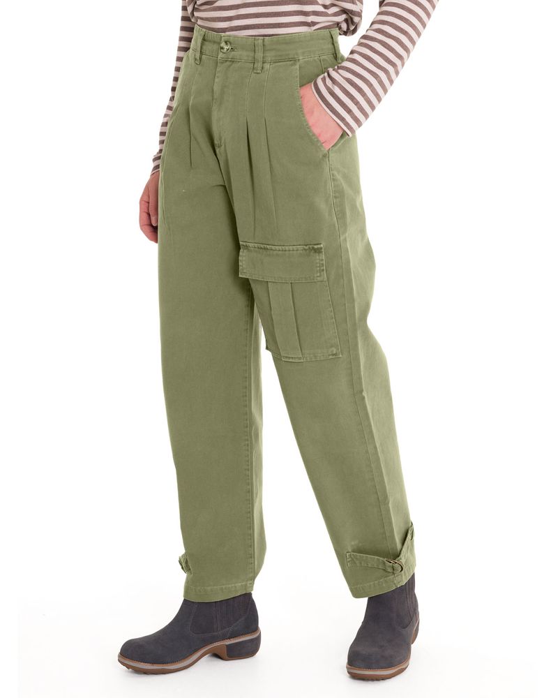 Pantalon-Algodon-Organico-Mujer-Mavecure-Verde-Rockford