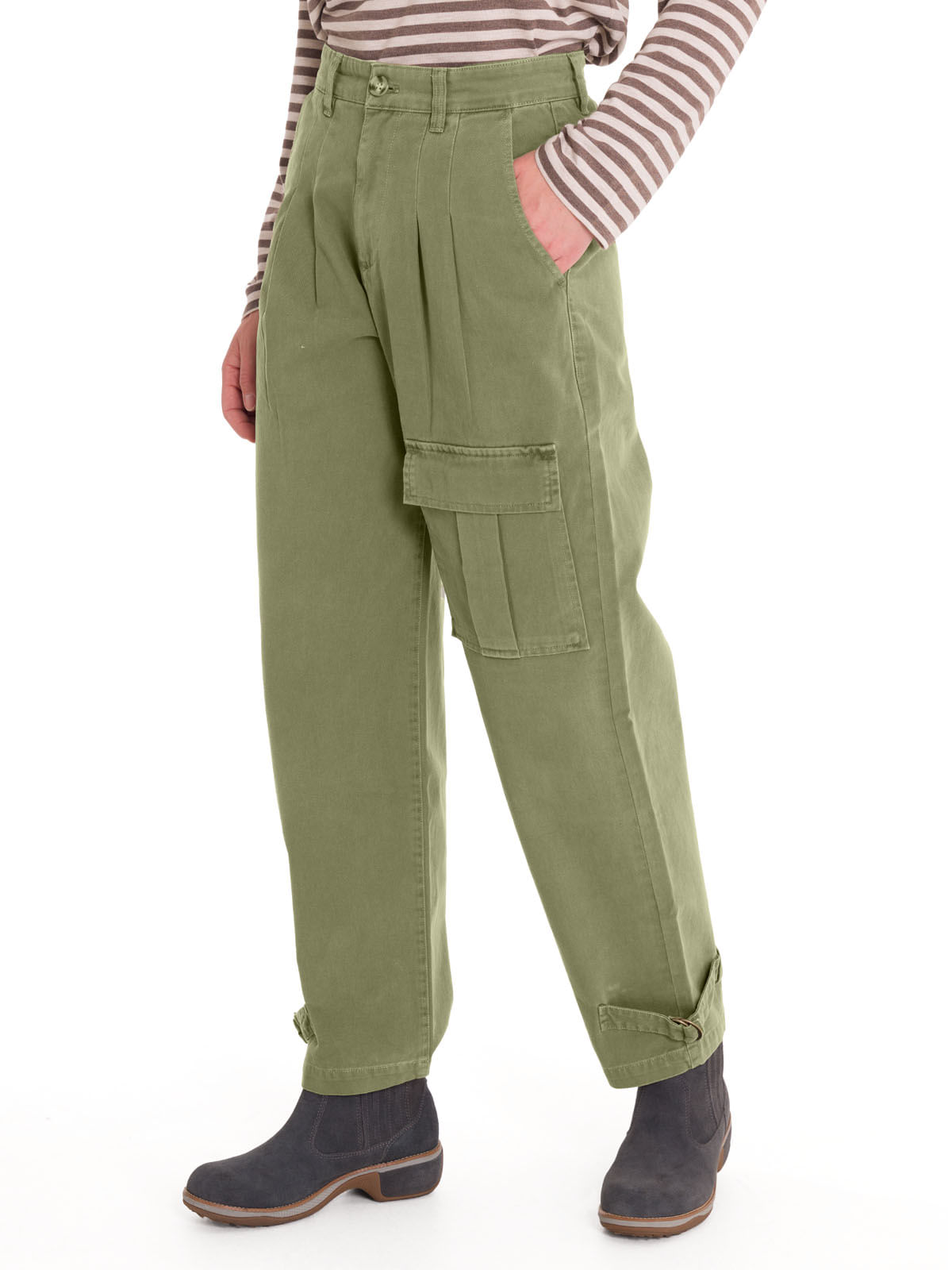 Pantalón Algodón Orgánico Mujer Mavecure Verde Rockford