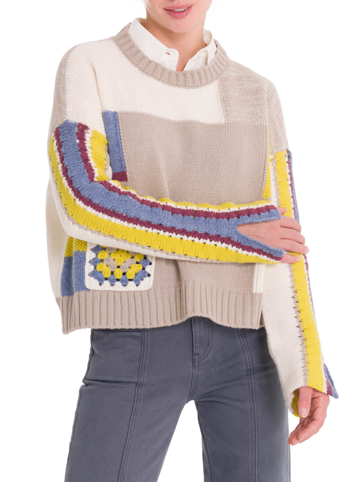 Sweater Lana Mujer Pissis Beige Rockford