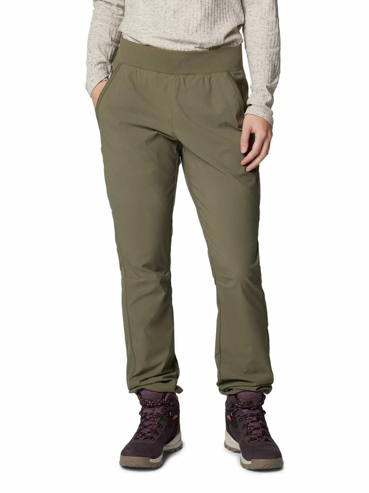Pantalón Mujer Leslie Pull Gris Columbia