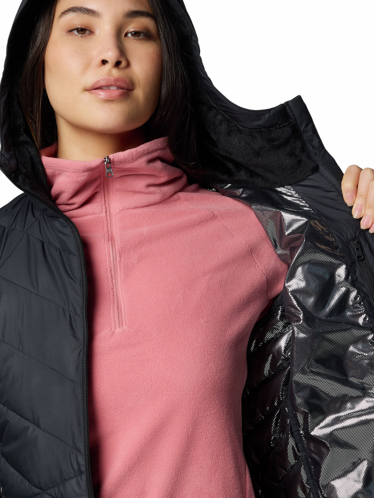 Parka Mujer Heavenly Hooded Negro Columbia