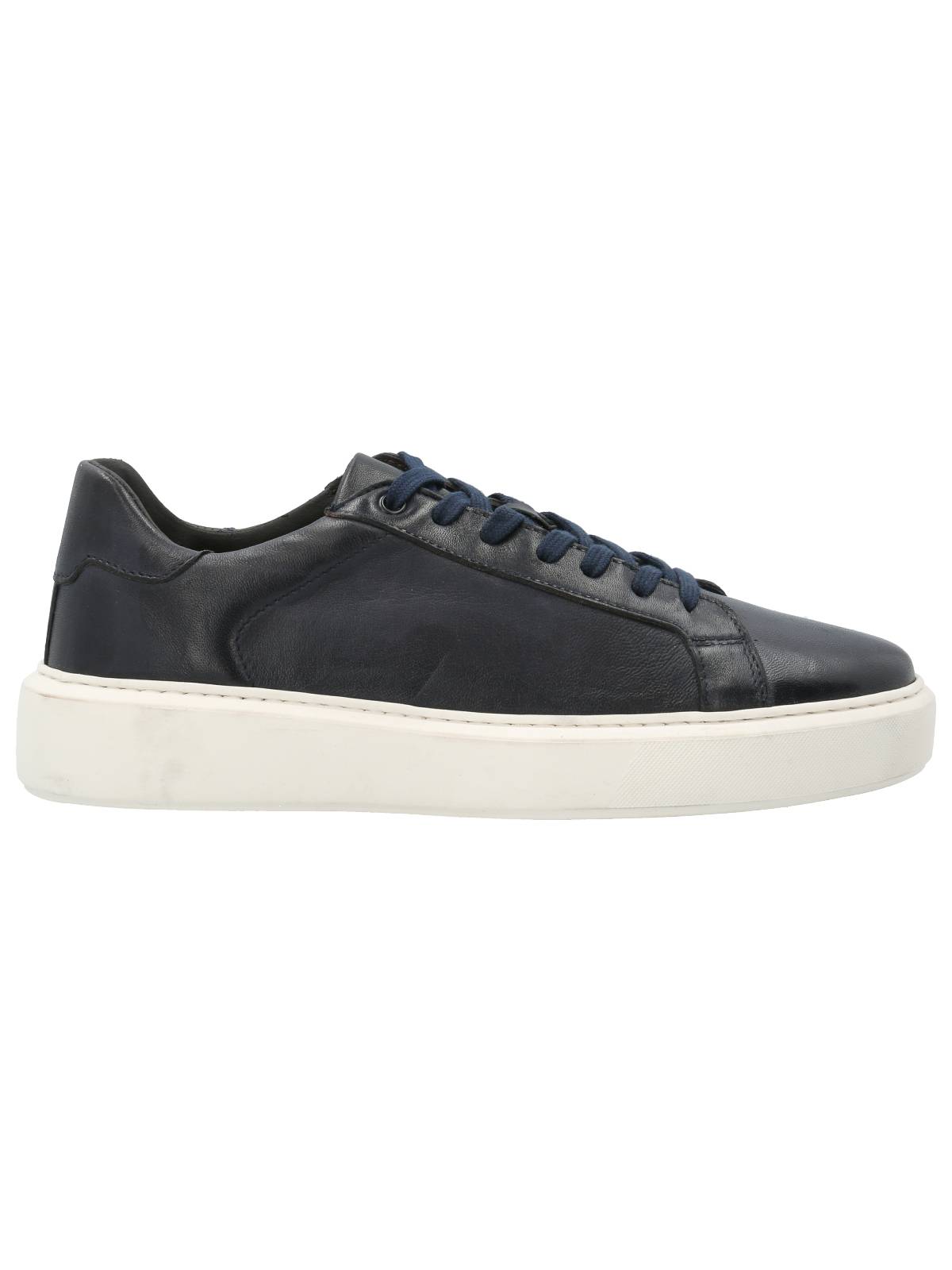 Zapato Cuero Hombre Volturno Azul Rockford