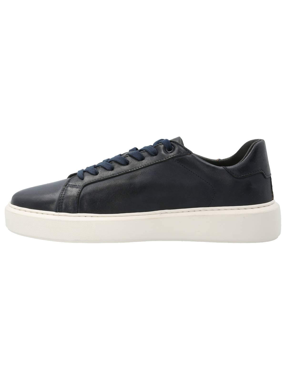 Zapato Cuero Hombre Volturno Azul Rockford