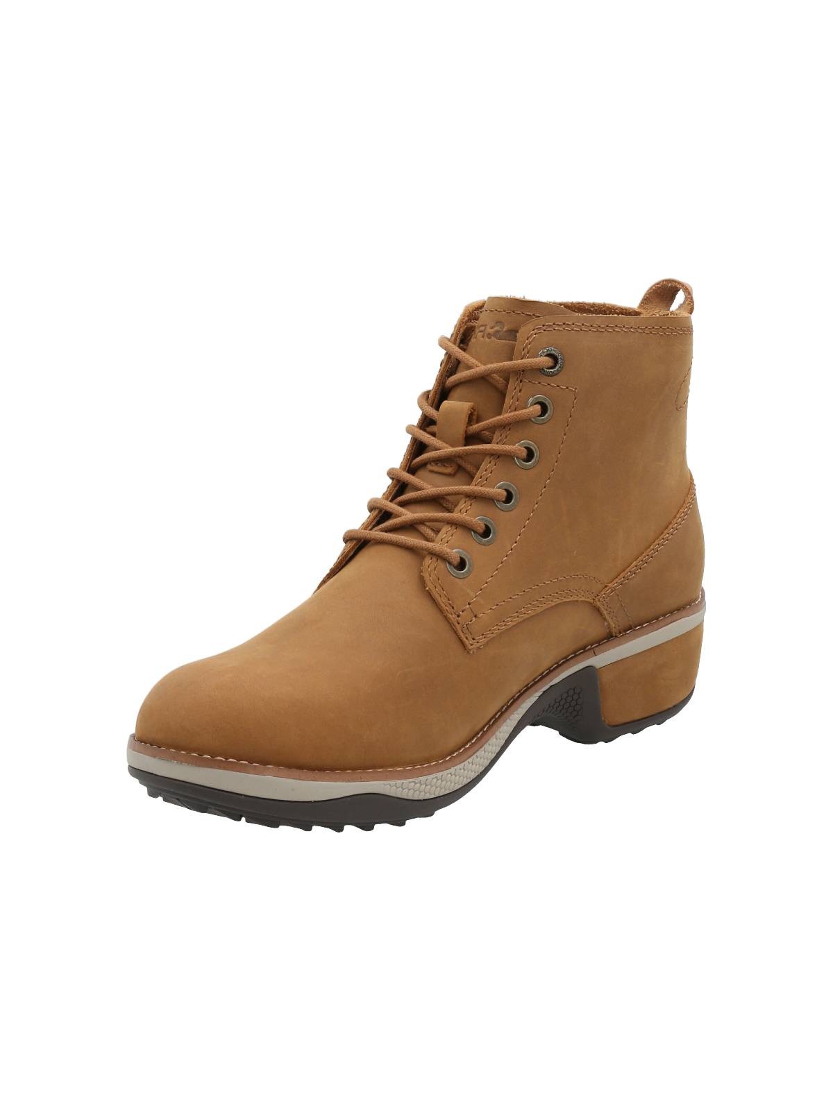 Botin Cuero Mujer Xomal Café Claro Rockford
