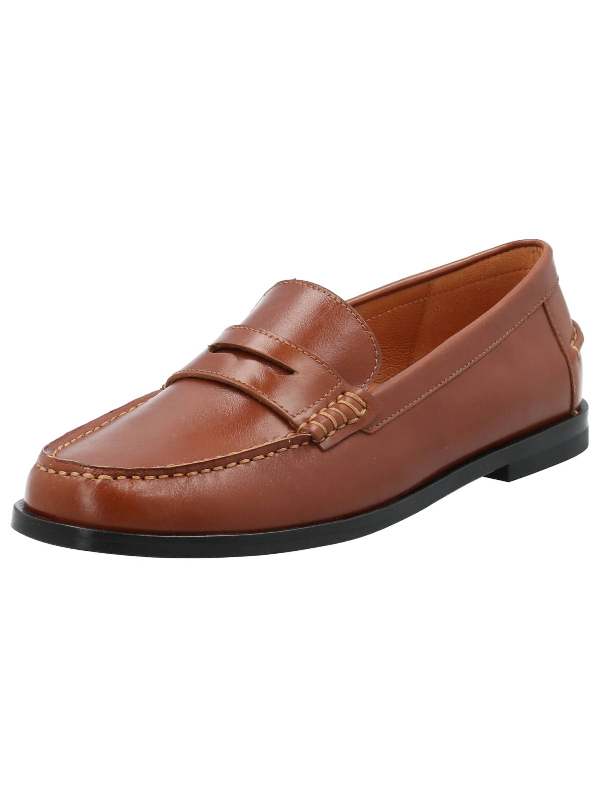 Mocasín Cuero Mujer Ramiz Café Rockford
