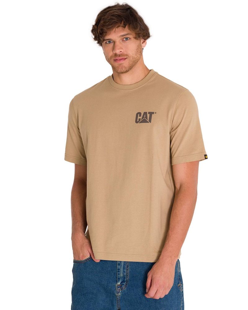 Polera-Manga-Corta-Casual-Hombre-TRADEMARK-TEE-Cafe-Clara-Cat