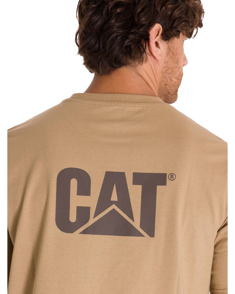 Polera-Manga-Corta-Casual-Hombre-TRADEMARK-TEE-Cafe-Clara-Cat