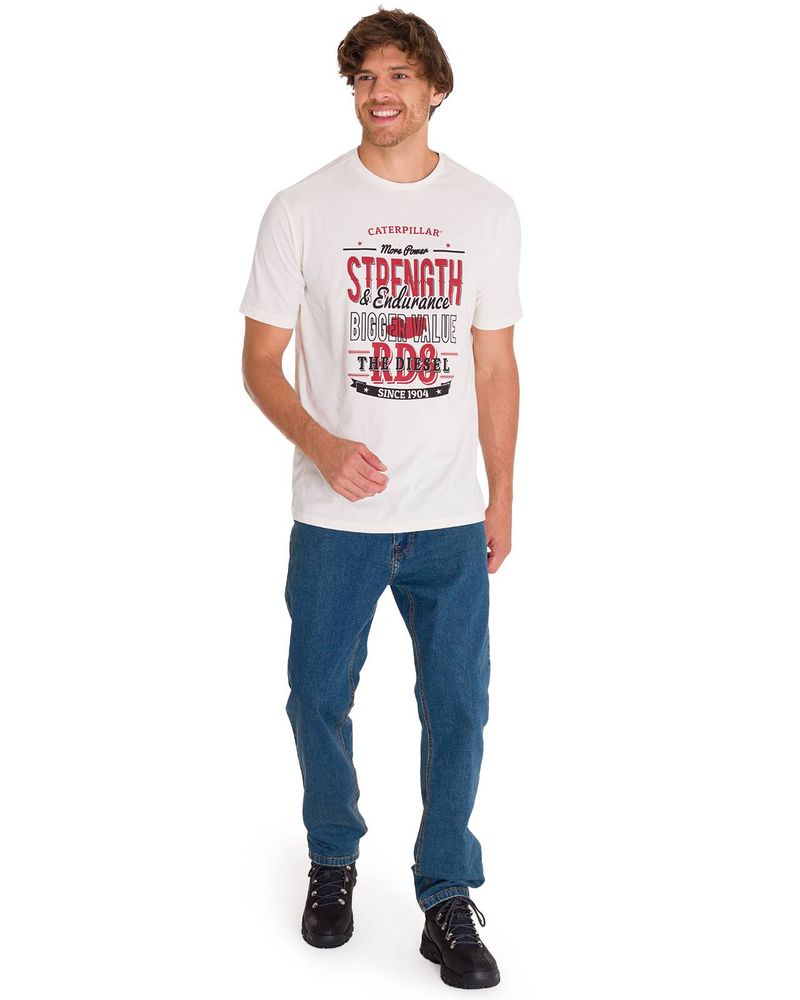 Polera-Manga-Corta-Casual-Hombre-HISTORIC-TRADITIONS-GRAPHIC-TEE-Blanca-Cat