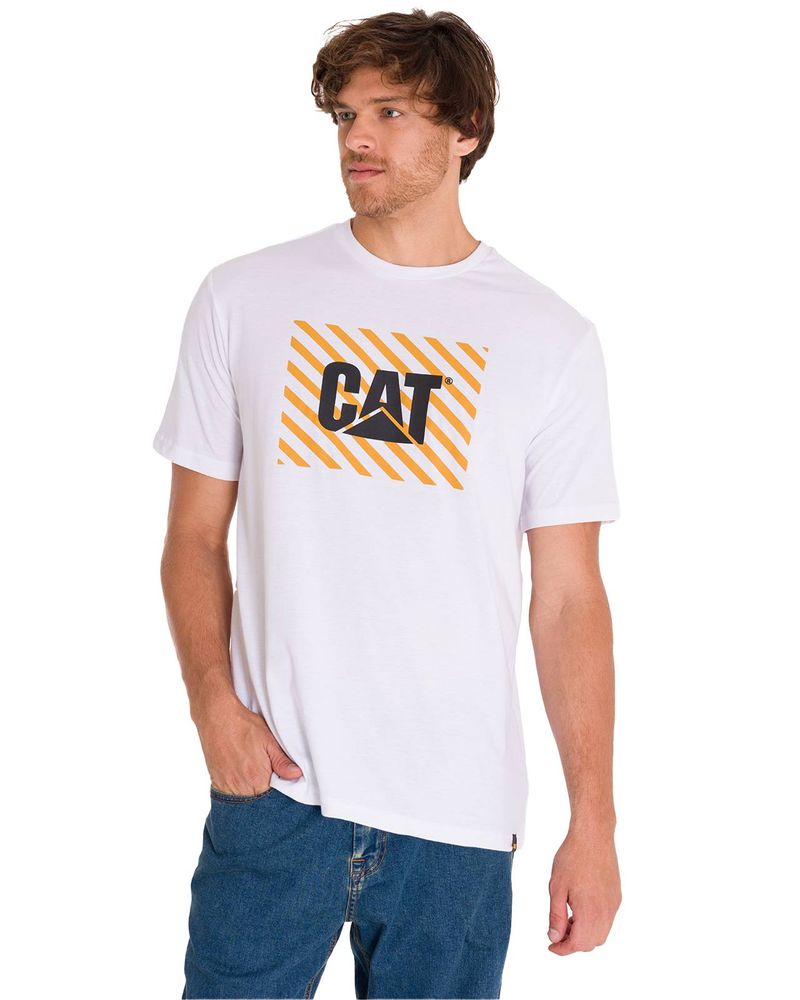 Polera-Manga-Corta-Hombre-EVERYDAY-WORKWEAR-GRAPHIC-TEE-Blanca-Cat