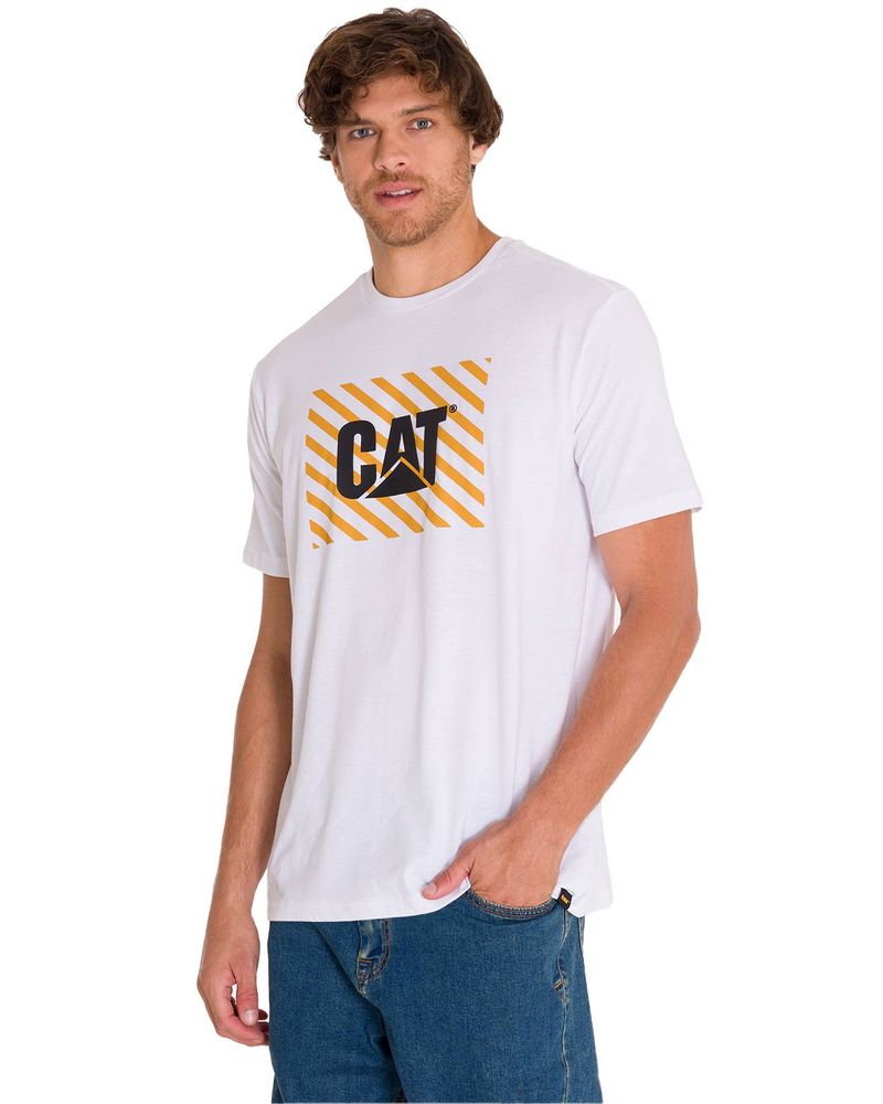 Polera-Manga-Corta-Hombre-EVERYDAY-WORKWEAR-GRAPHIC-TEE-Blanca-Cat