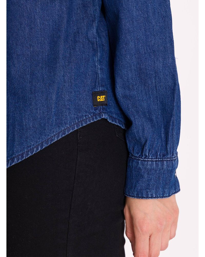 Camisa-Manga-Larga-Casual-Mujer-DENIM-RELAXED-L-S-Azul-Cat