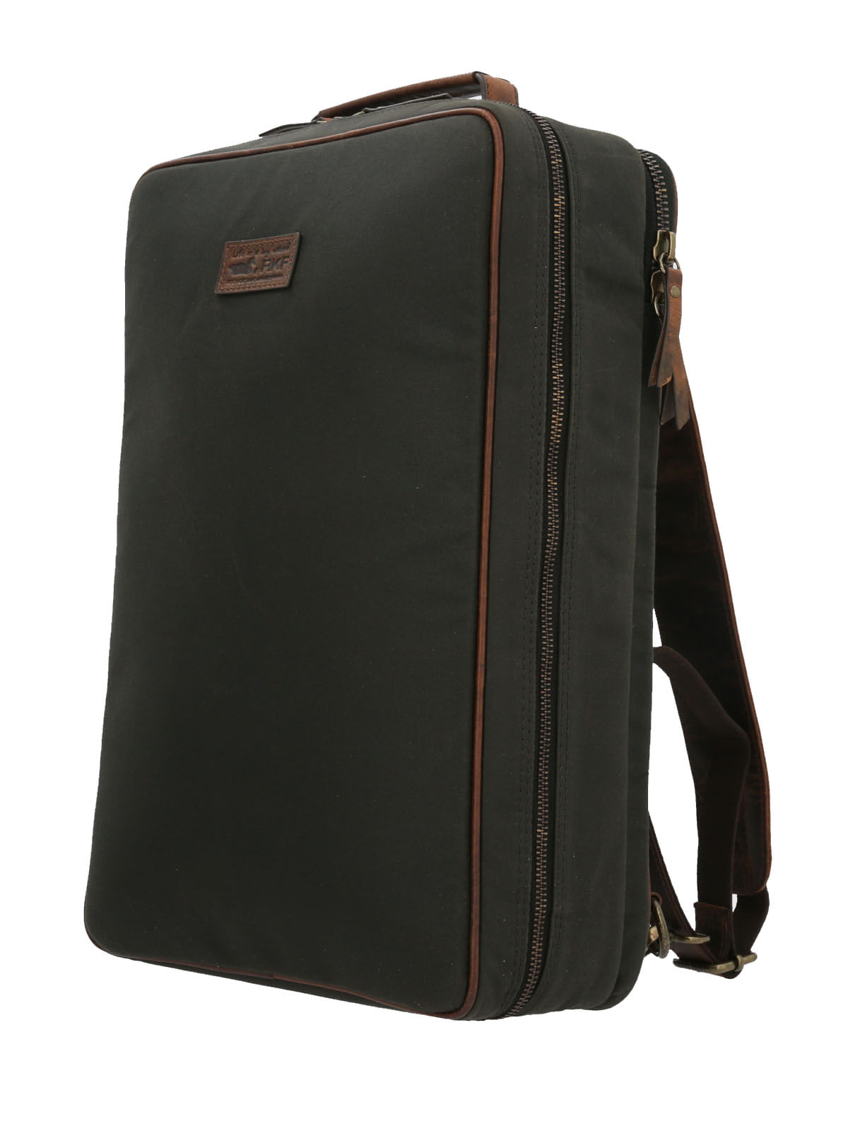 Mochila Cuero Hombre Wx Uk Harry Back Oliva Rockford