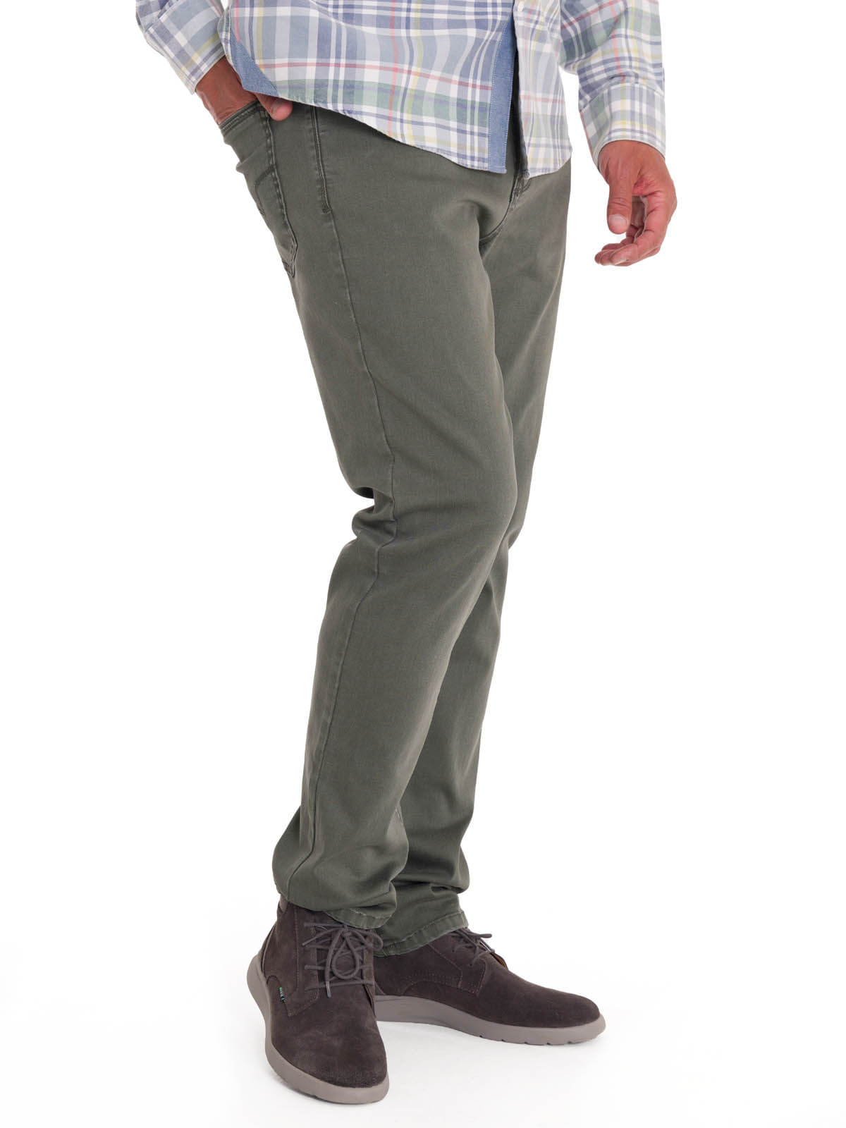 Jeans Algodón Orgánico Hombre Fivecolor Gris Rockford