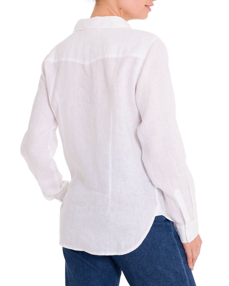 Blusa-Lino-Organico-Mujer-Lirio-Blanco-Rockford