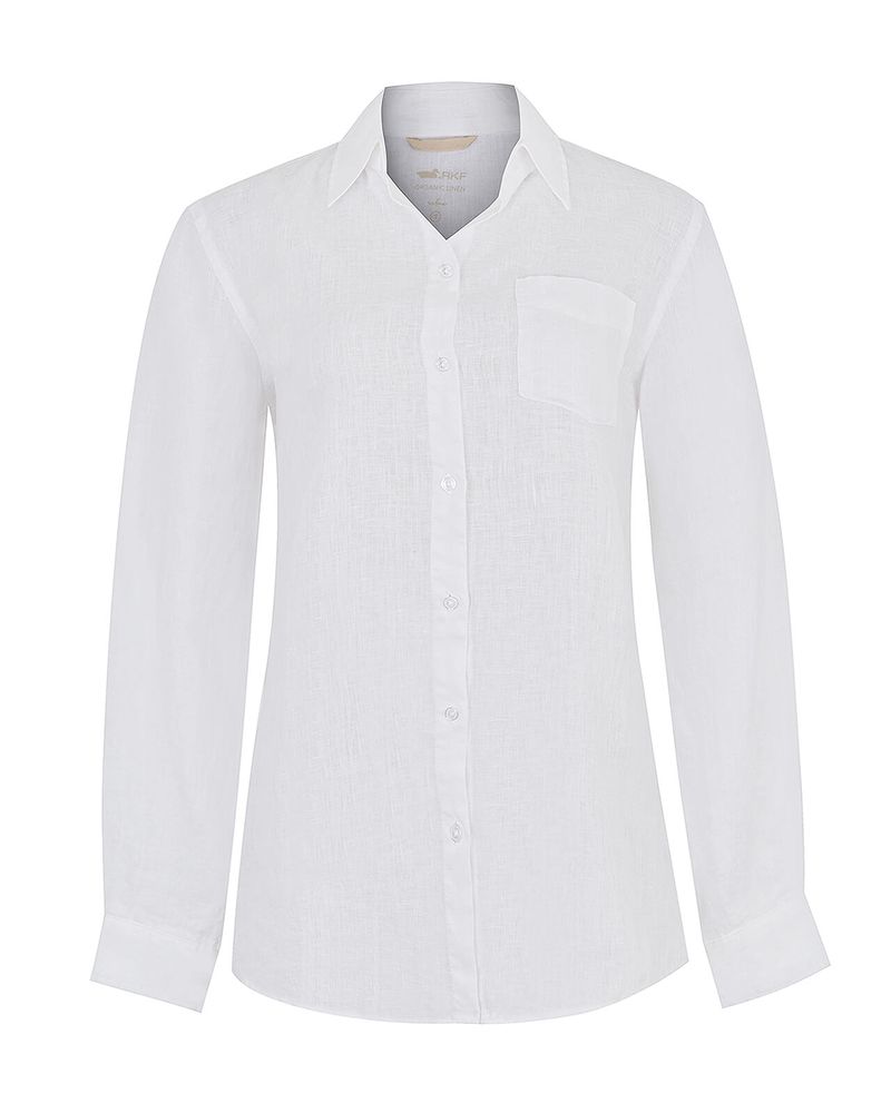 Blusa-Lino-Organico-Mujer-Lirio-Blanco-Rockford