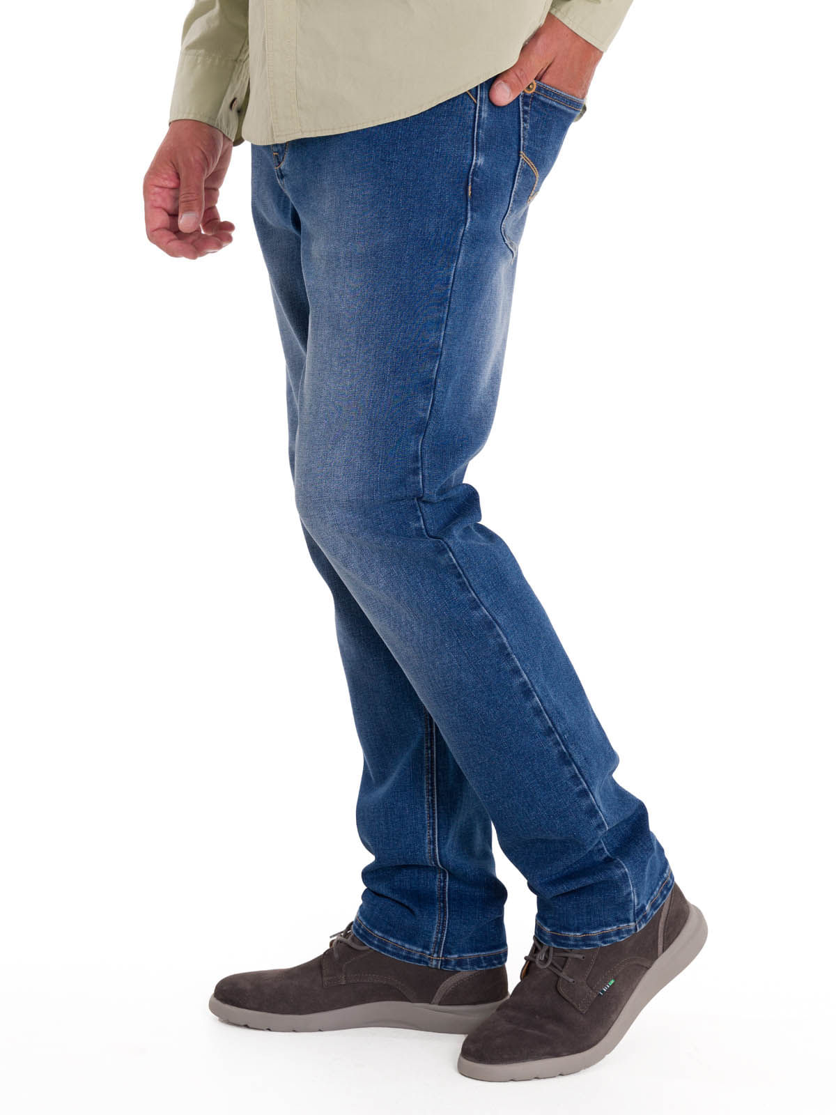 Jeans Algodón Orgánico Hombre Five Azul Rockford