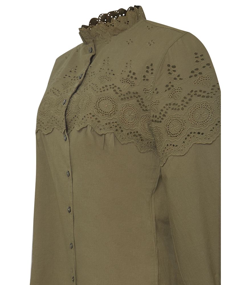 Blusa-Algodon-Organico-Mujer-Lhotse-Verde-Rockford