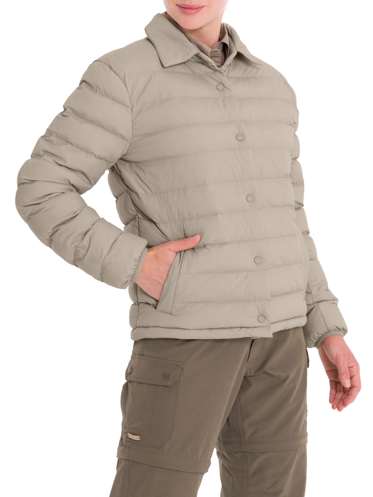 Parka Thermore Mujer Eiko Beige Rockford