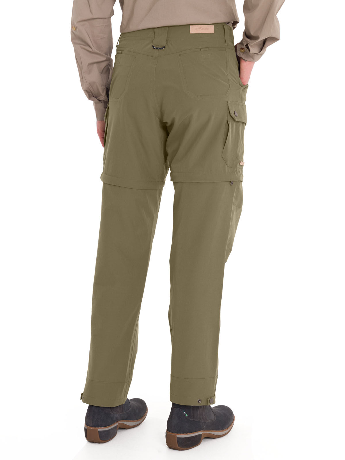 Pantalón Fibras Recicladas Mujer Desmontable Verde Rockford
