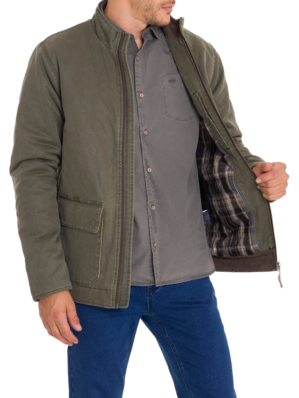 Chaqueta Thermore Hombre Newolb Verde Rockford