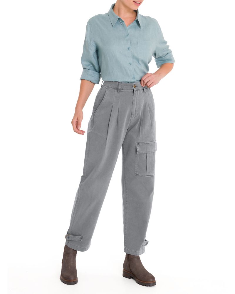 Pantalon-Algodon-Organico-Mujer-Mavecure-Gris-Rockford
