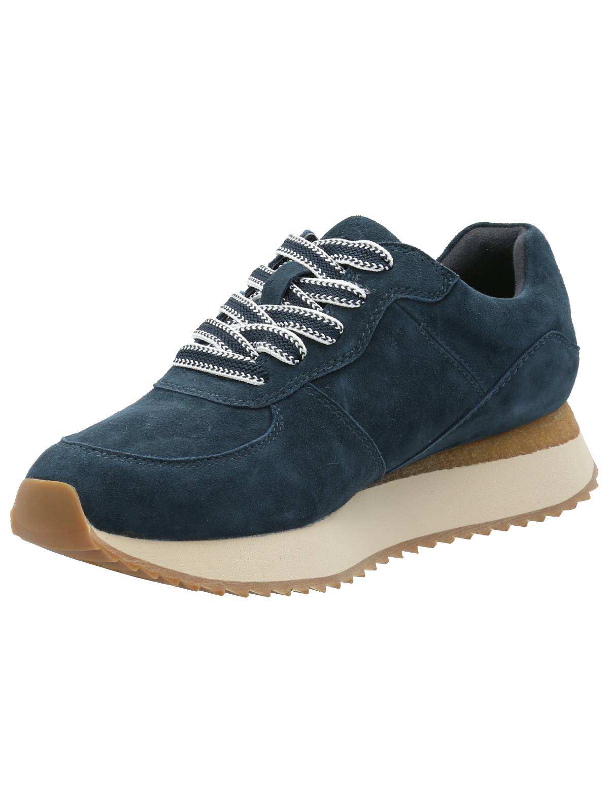 Zapatilla Cuero Mujer Viena Azul Rockford
