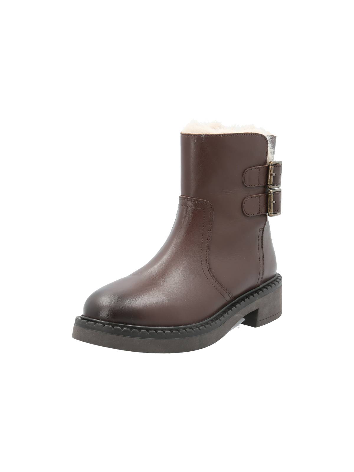 Botin Cuero Mujer Gorizia Café Oscuro Rockford