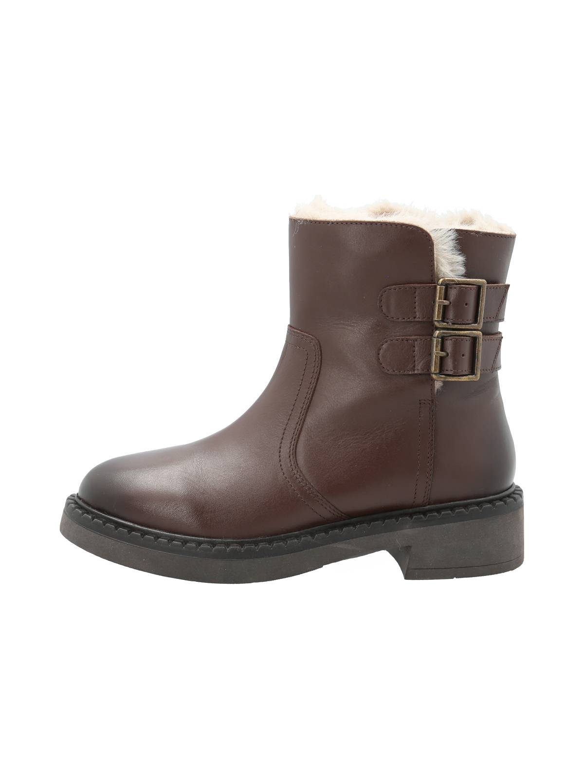 Botin Cuero Mujer Gorizia Café Oscuro Rockford