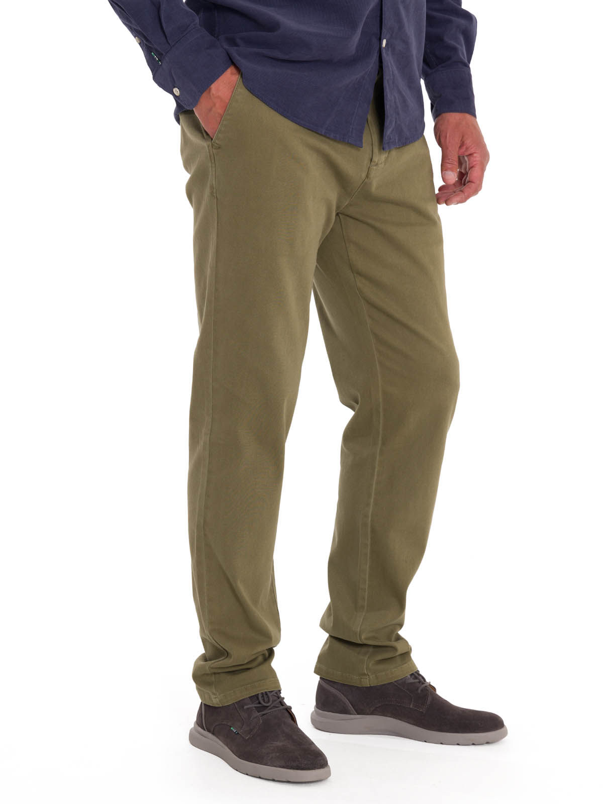 Pantalón Natural Flex Hombre Napoli Verde Rockford