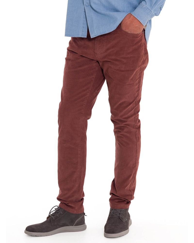 Pantalon-Natural-Flex-Hombre-Corduroy-Rojo-Rockford