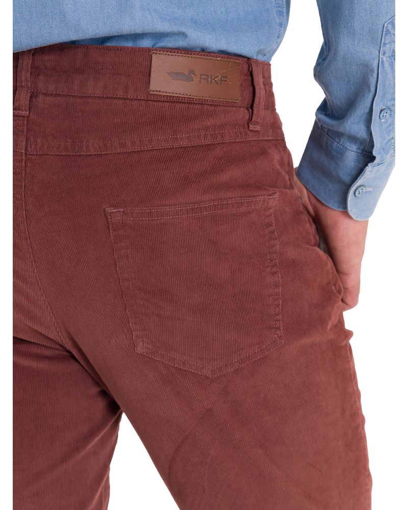 Pantalon-Natural-Flex-Hombre-Corduroy-Rojo-Rockford