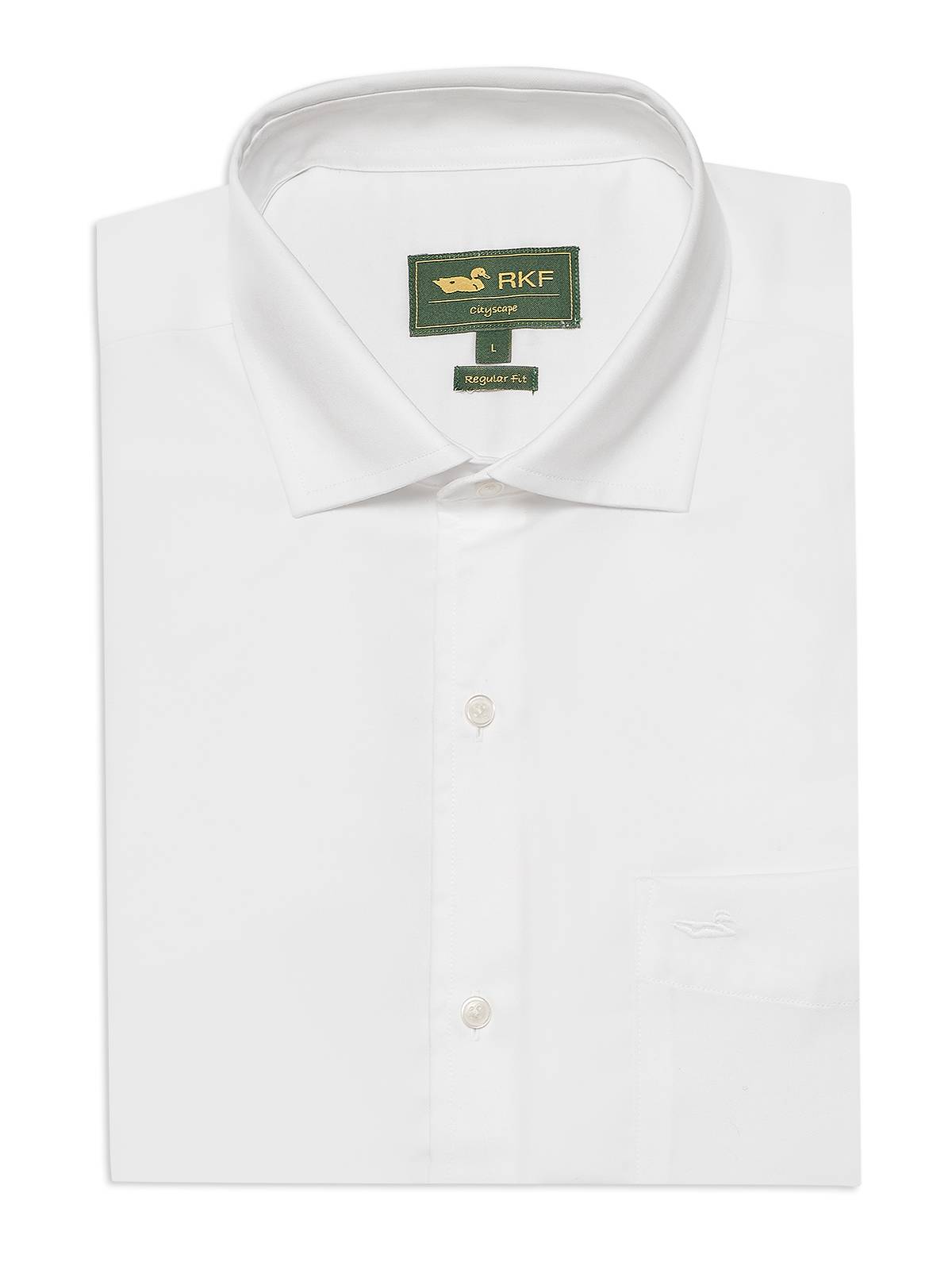 Camisa Cuello Italiano Hombre Easysolid Blanco Rockford
