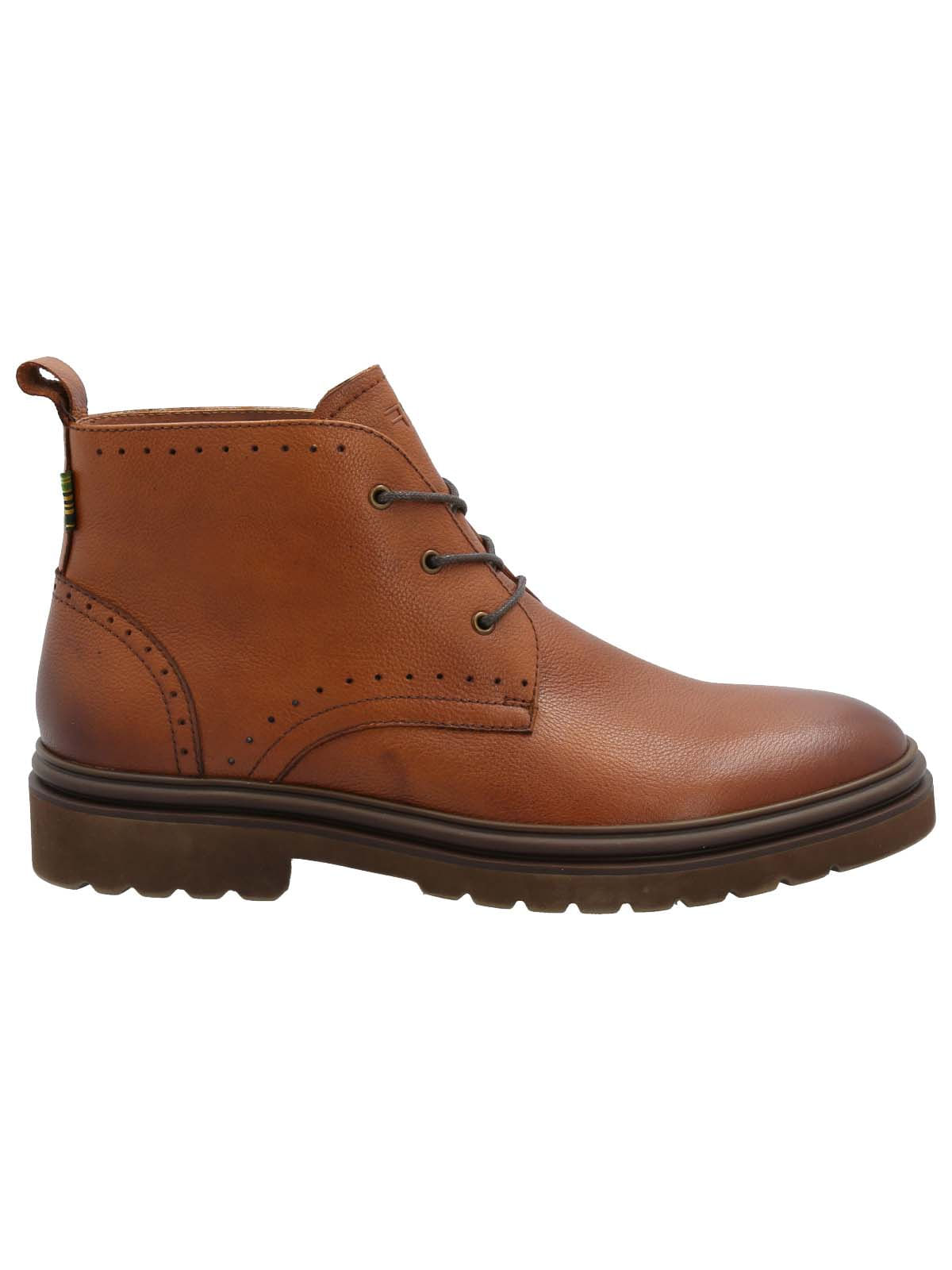 Botín Cuero Hombre Altron II Café Rockford