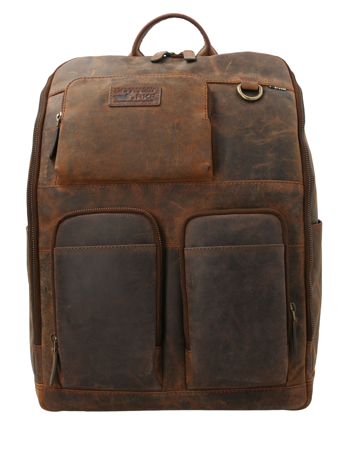 Mochila Cuero Hombre Oh Connor Back Chocolate Rockford