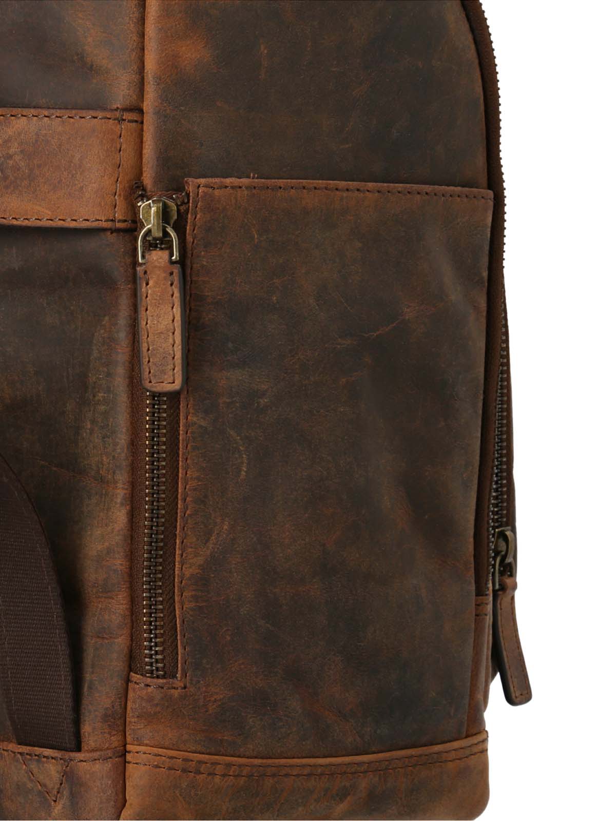 Mochila Cuero Hombre Oh Connor Back Chocolate Rockford