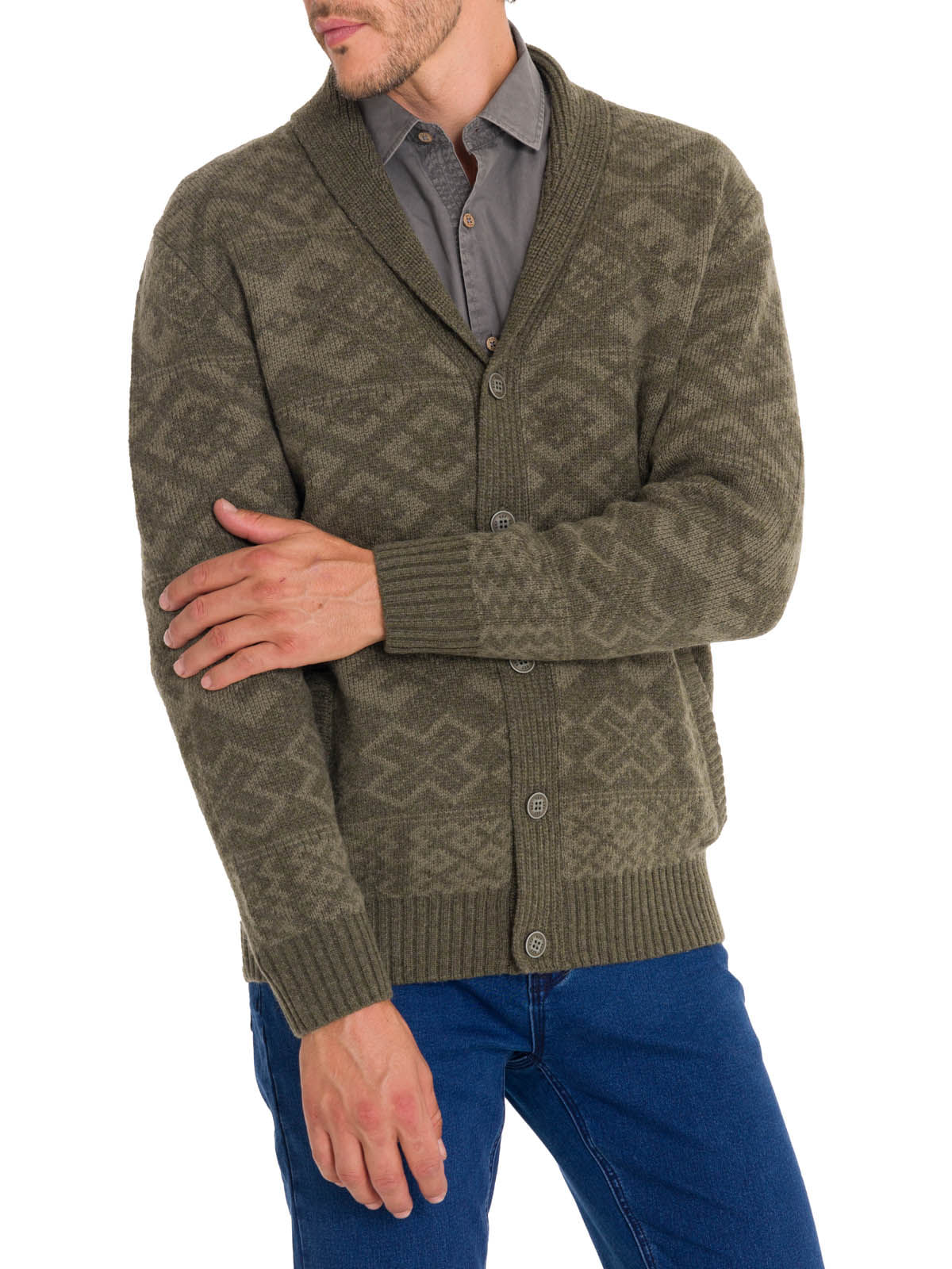 Sweater Lana Hombre Edimburgo Verde Rockford