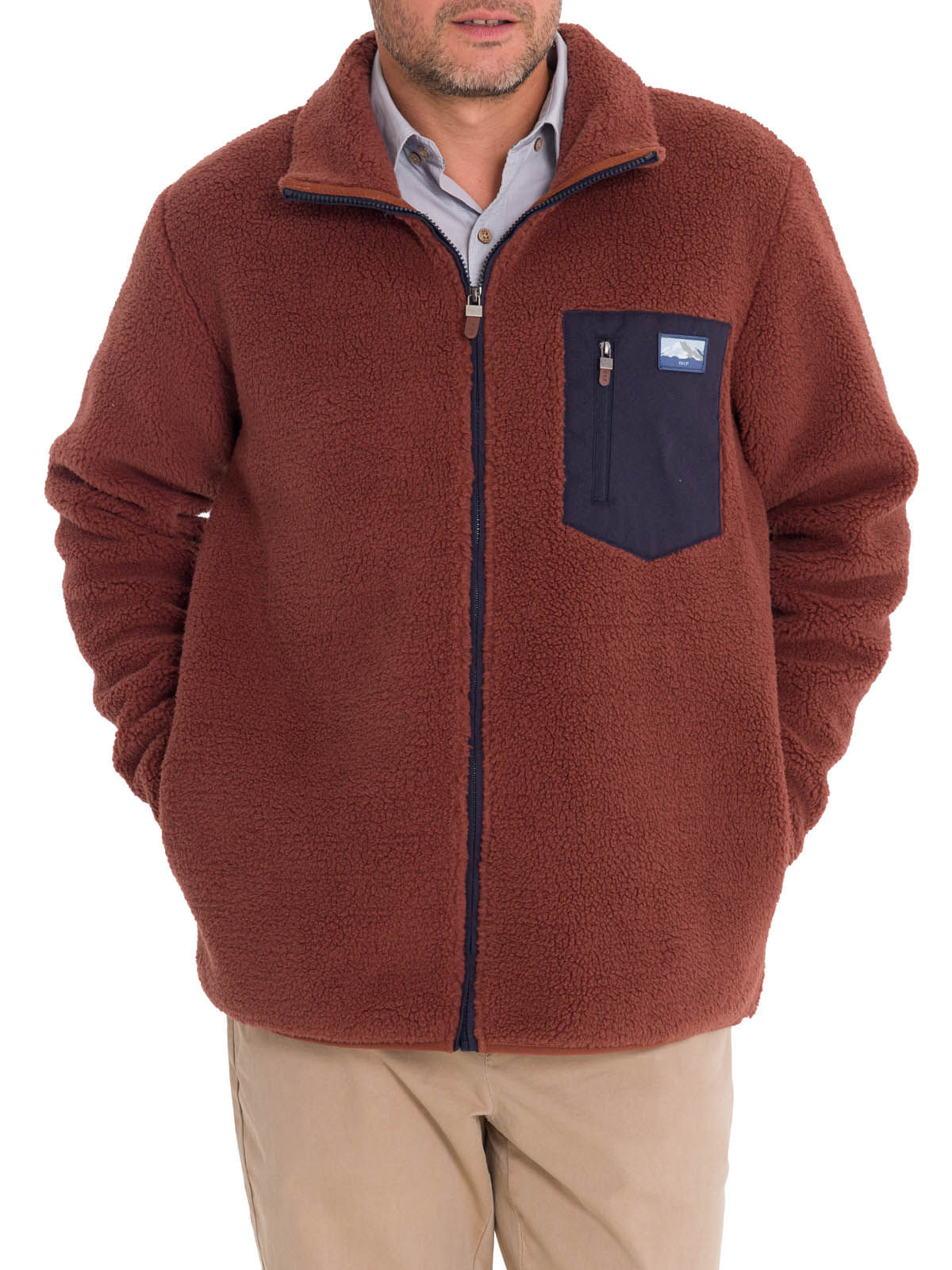 Polar Fibras Recicladas Hombre Marconi Rojo Rockford