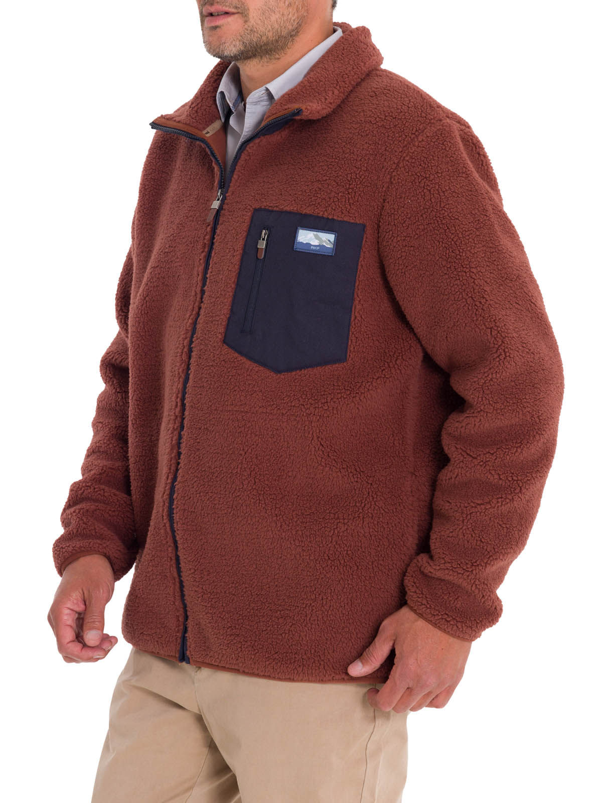 Polar Fibras Recicladas Hombre Marconi Rojo Rockford