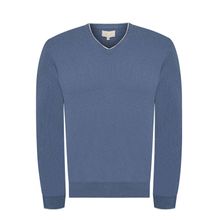 Sweater Cashmere Hombre Cash V Azul Rockford
