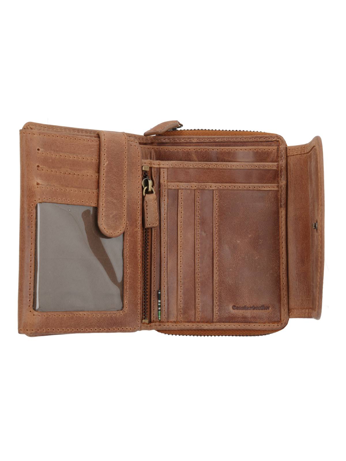 Billetera Cuero Mujer Fd Roble II Tan Rockford