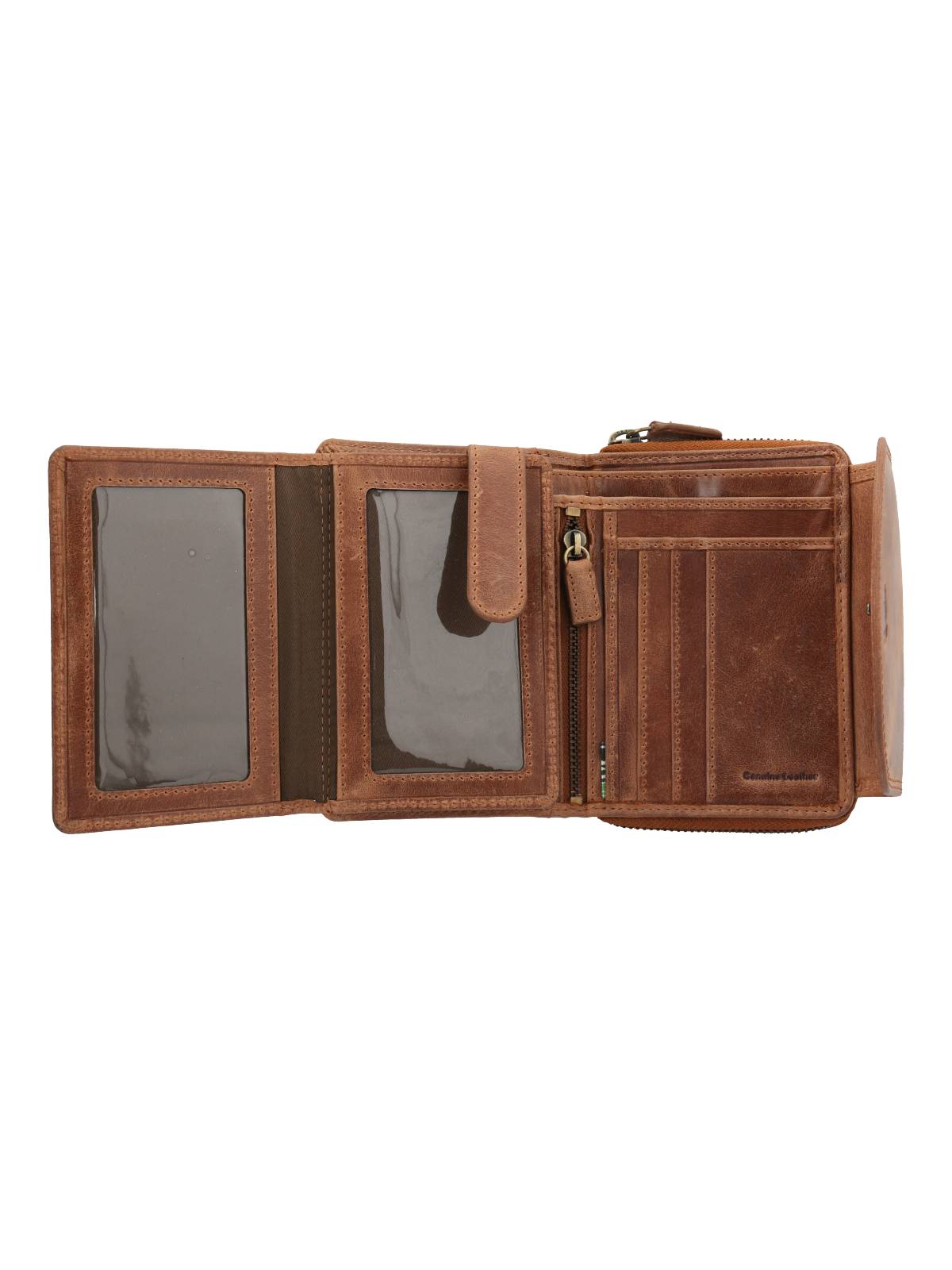 Billetera Cuero Mujer Fd Roble II Tan Rockford