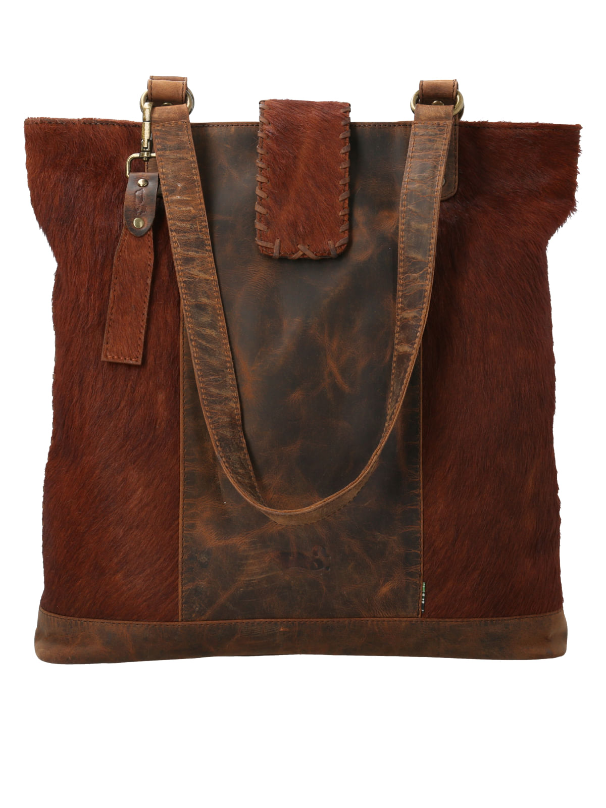 Cartera Cuero Mujer Hr Hayley Tote Cognac Rockford