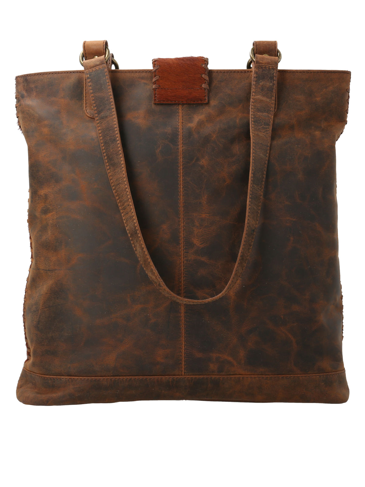 Cartera Cuero Mujer Hr Hayley Tote Cognac Rockford