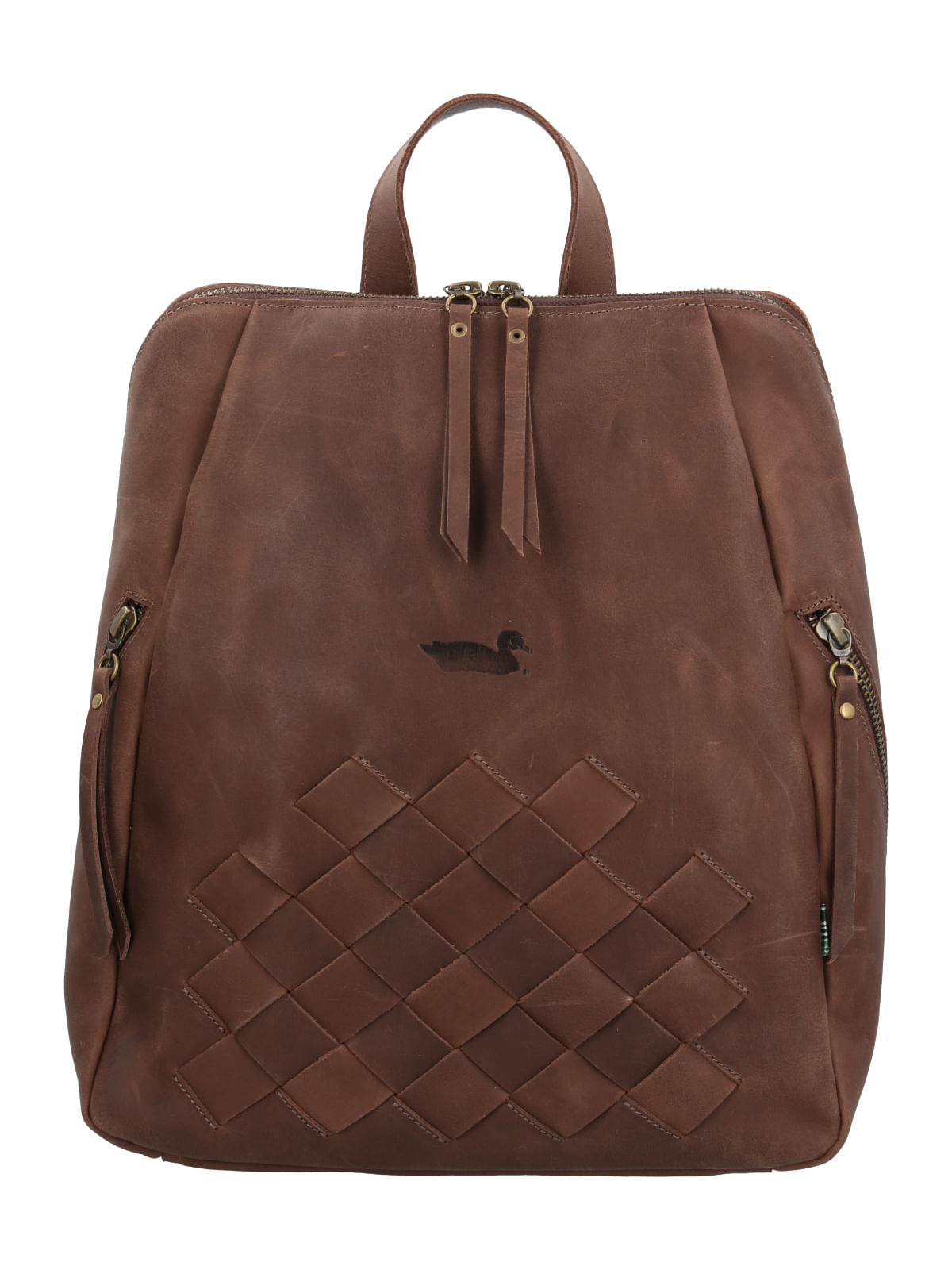 Mochila Cuero Mujer Feng Back Chocolate Rockford