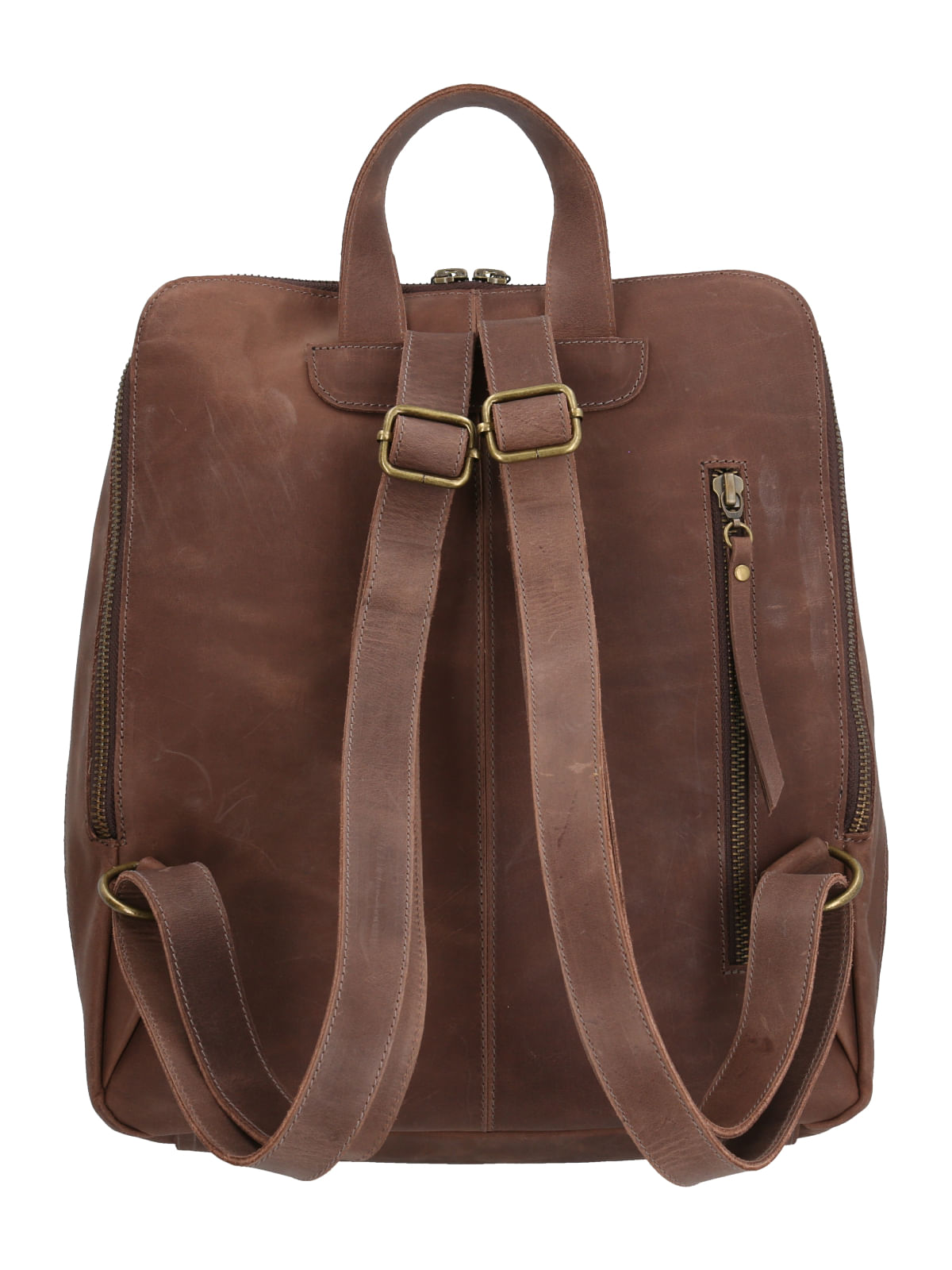 Mochila Cuero Mujer Feng Back Chocolate Rockford