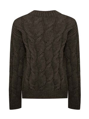 Sweater Fibras Naturales Mujer Rumany Café Rockford