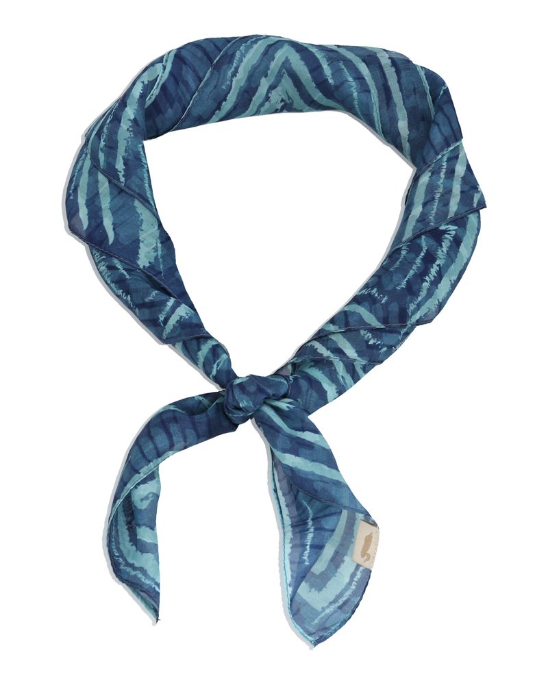 Pañuelo-Seda-Mujer-Rkf-Silk-Blunt-Azul-Rockford