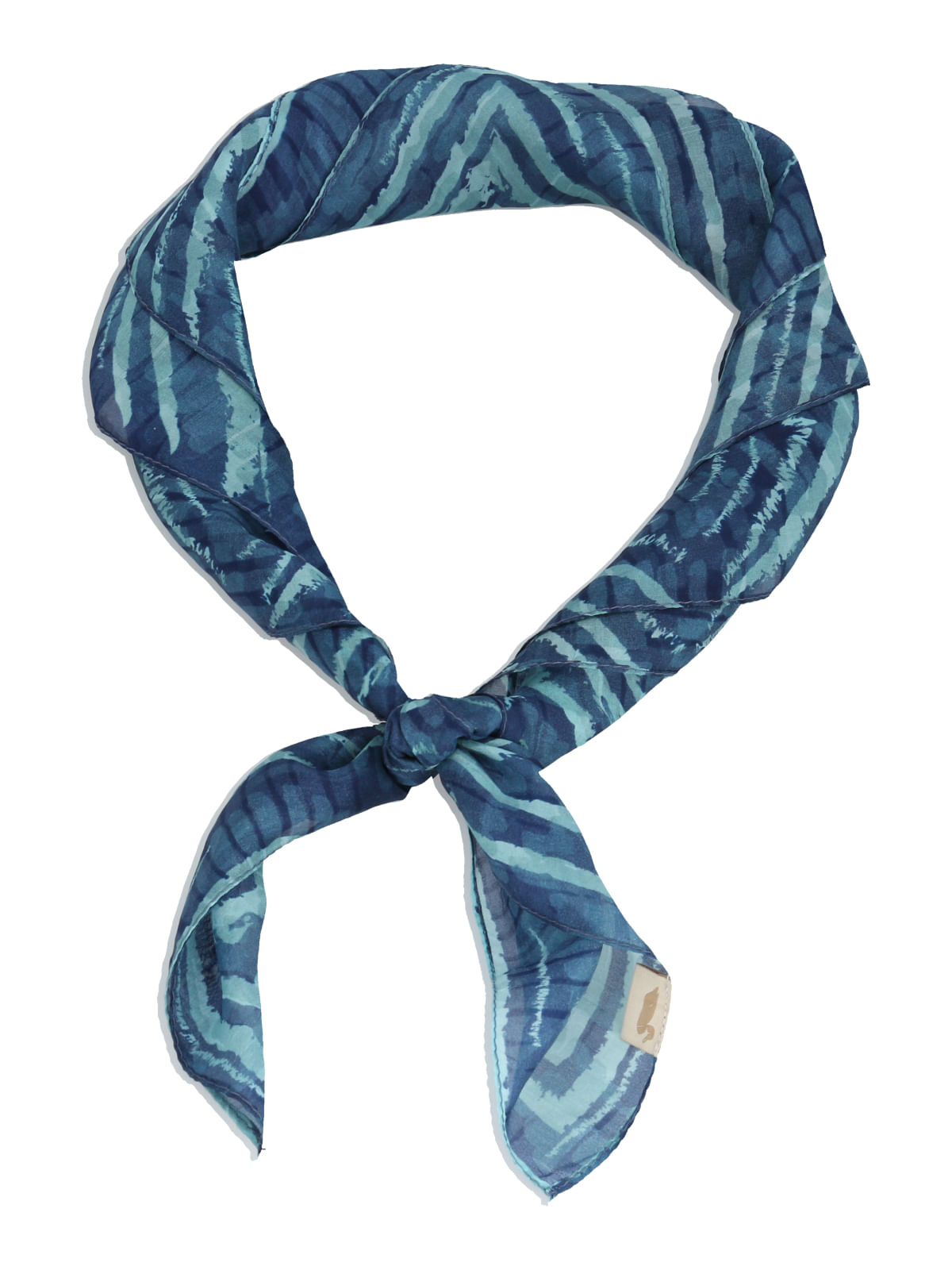 Pañuelo Seda Mujer Rkf Silk Blunt Azul Rockford